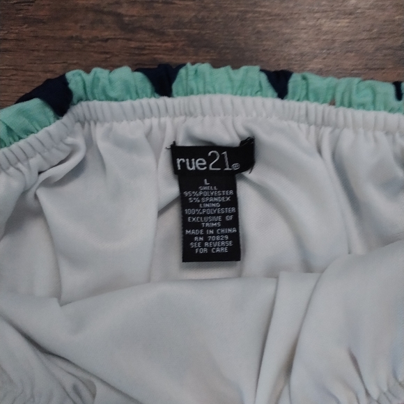 Women's Chevron Ankle length dress - Picture 3 of 4